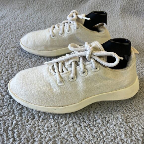 All birds Sneakers Womens 6 White Merino Wool Runners Low Athletic 0320NV1 - Picture 4 of 11